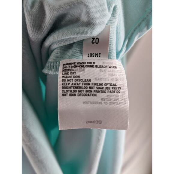 Disney Mickey Aloha Tank Dress M Green Midi Sleeveless Graphics‎ Skateboard Crew - Picture 8 of 13